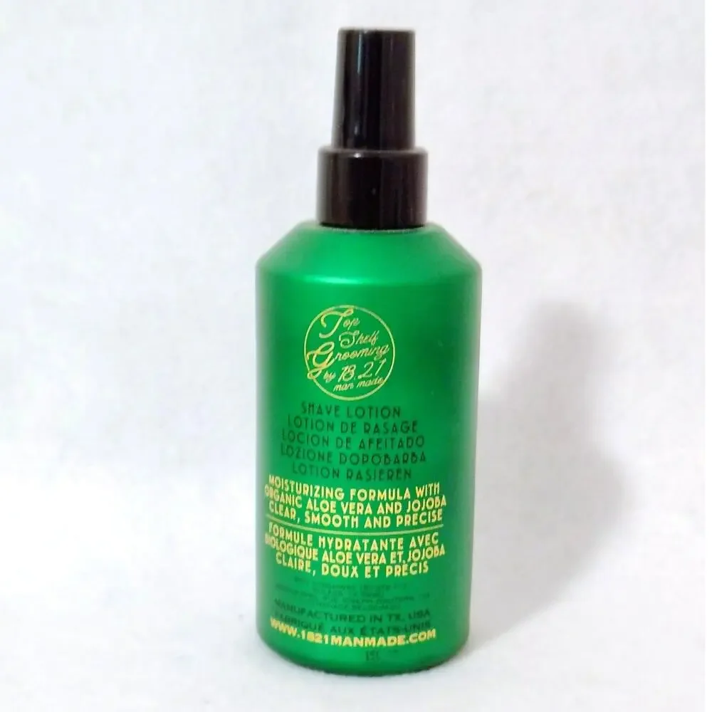 1821 Glide Shave Lotion Spiced Vanilla 6 oz. Mens Pre Shave Shave Aftershave NEW